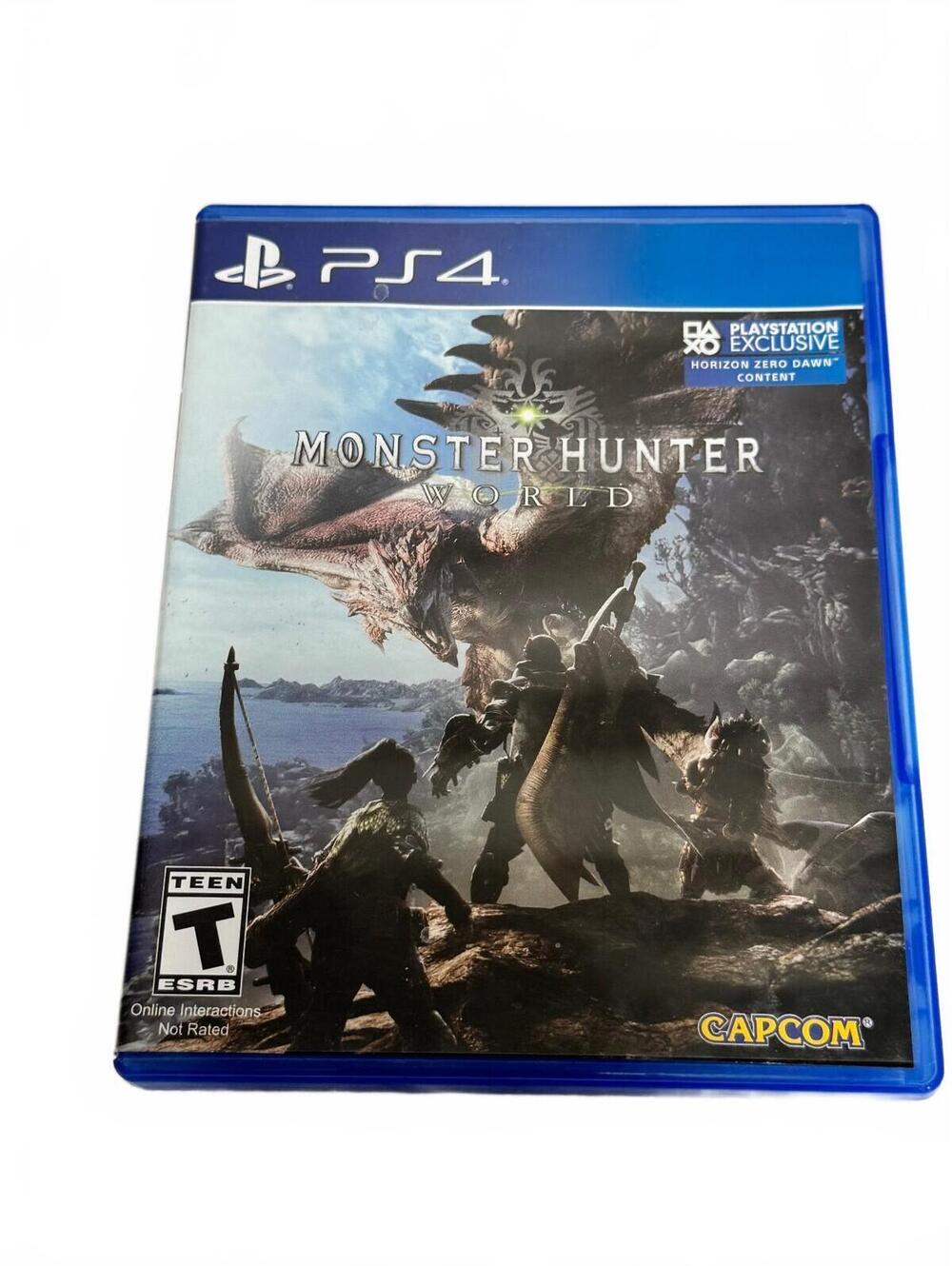 Capcom Monster Hunter World Sony PlayStation 4 PS4 Video Game Case